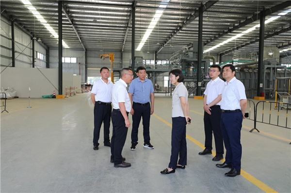 息烽县委书记漆勇与中国建材股份公司投资发展部总经理司艳杰一行座谈