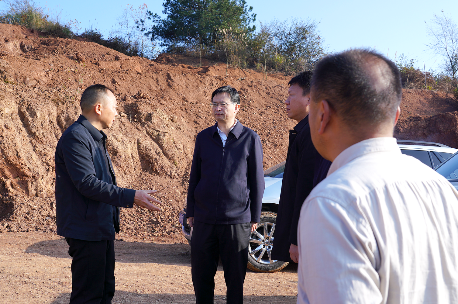 清镇市委书记付涛到站街镇调研耕地保护工作