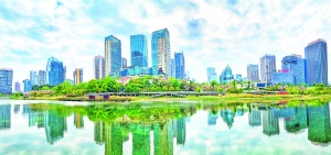 【强省会·观区县】以绿为底 高新区凝聚高质量发展“向心力”